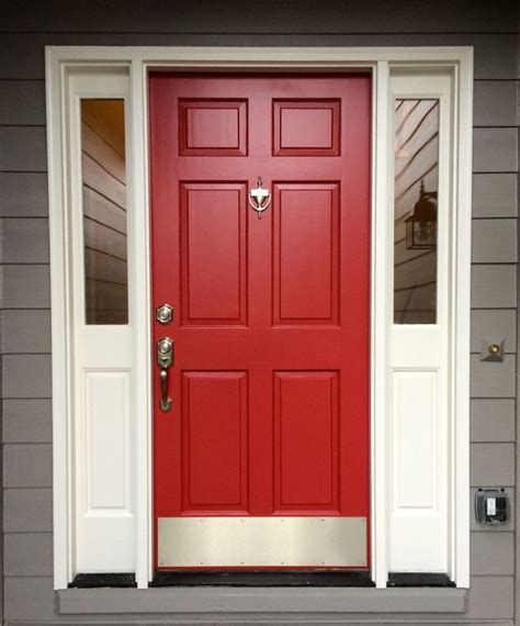 Bespoke In Red Painted Front Doors House Doors Colors Red Front Door