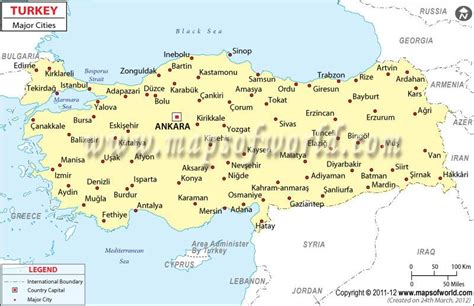 Cities In Turkey Map Of Turkey Cities Road Trip Europe Turkey