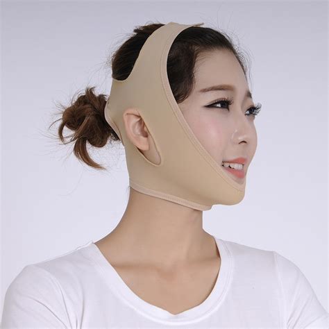 hot sale facial slimming mask 3d molding face lift bandages v face tighten the double chin