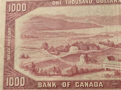1954 Canadian 1000 Bill One Thousand Dollars Free Ts Included Ebay