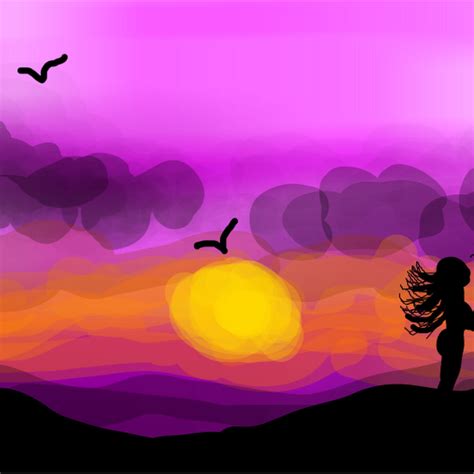 Sunset Drawings Sketchport