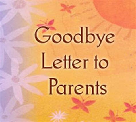 Farewell Letter From Teacher To Parents Sample Resignation Letter