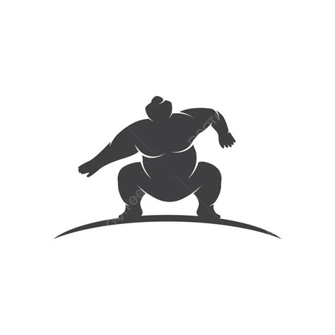 Ilustração De Personagem De Lutador De Sumô Torneio Marcial De Tóquio