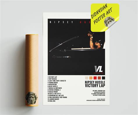 Nipsey Hussle Victory Lap Poster Album Cover Poster Etsy