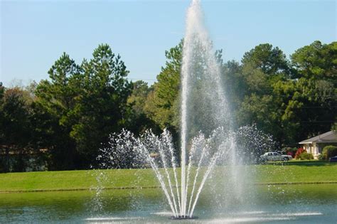 Two Tiered Multi Jet Floating Fountain Delta Fountains