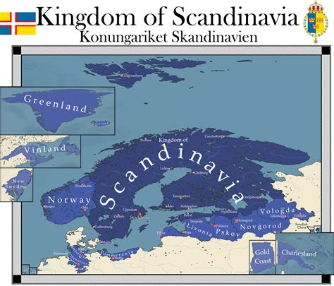 Greater Swedish Empire And Its Colonies Rimaginarymaps