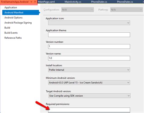 android.runtime.register(android/manifest$permission, apisince=1, donotgenerateacw=true) public sealed class manifest.permission : c# - Unable to find permissions in the Required ...