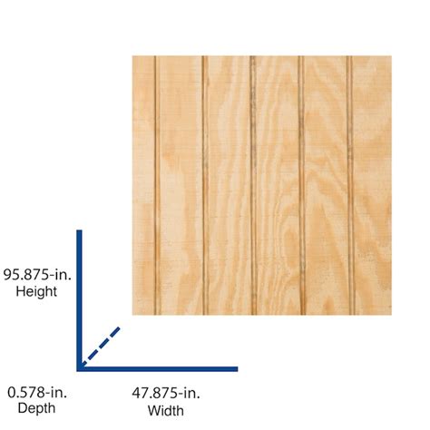Plytanium T1 11 059 In X 48 In X 96 In Naturalrough Sawn Syp Plywood