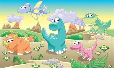 Cartoon Dino Wallpaper