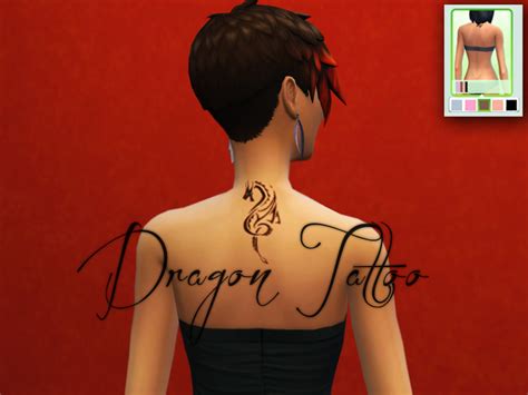 The Sims Resource Dragon Tattoo