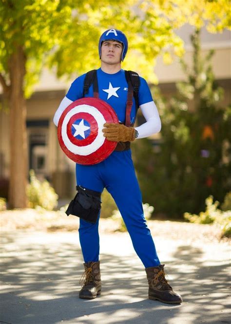 Diy Captain America Costume Super Hero Costumes Diy Superhero