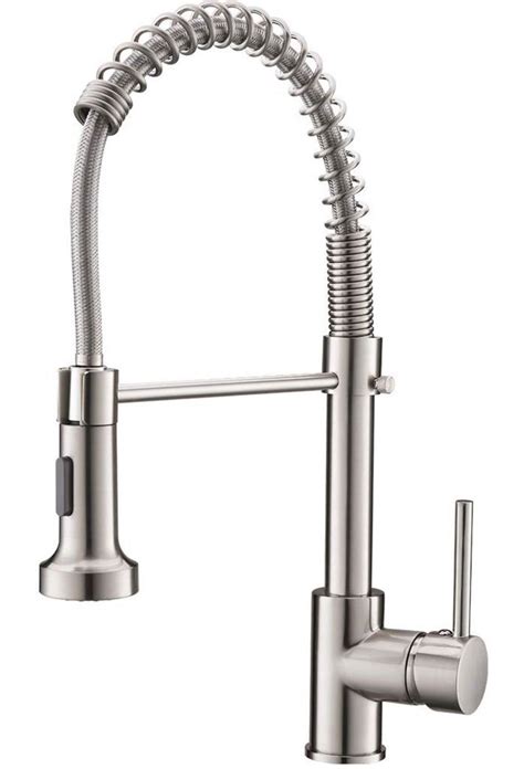A big advantage to choosing a commercial faucet is the extra functionality and versatility it can give you. Commercial Pull Down Sprayer Kitchen Sink Faucet - Modern ...