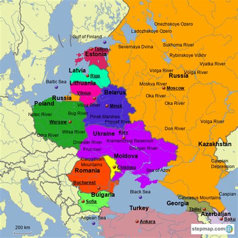 Map Of North Eastern Europe Get Map Update