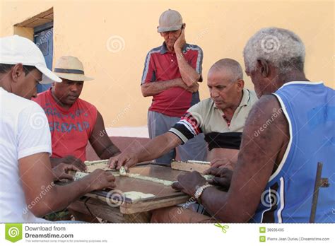 Old Men Playing Dominoes In The Streets Editorial Image Image Of