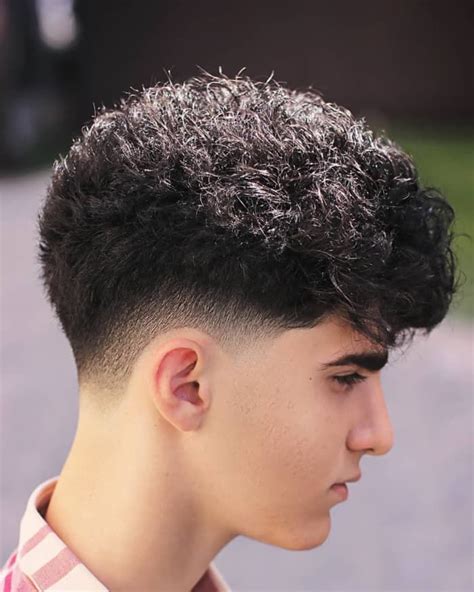 Stylish Curly Hairstyles Haircuts For Men In Hairstyle On Point Drop Fade Haircut