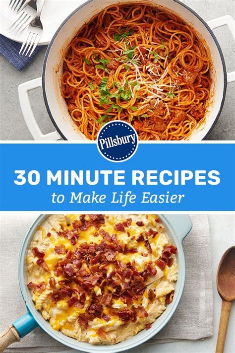 30-Minute Recipes | 30 minute meals, Recipes, Dinner recipes