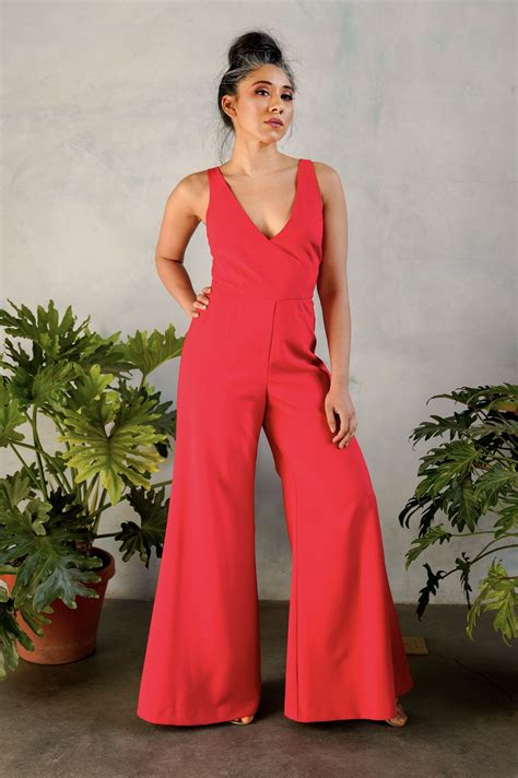 Leena Crepe Jumpsuit Jumpsuit Crepe Jumpsuit Indian Wedding Outfits