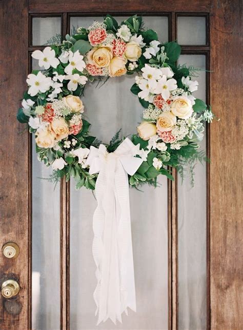 Diy Wedding Wreath Once Wed