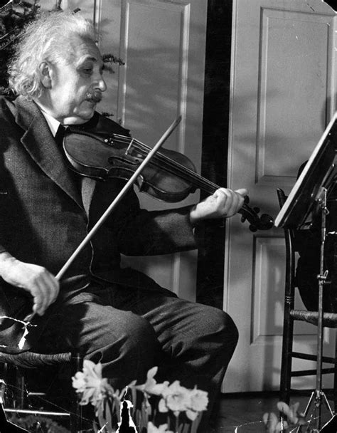 Albert Einstein Playing His Violin 1941 Rlingling40hrs