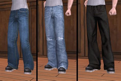Mod The Sims Kalynn06s Untuckable Baggy Teen Male Bottoms With