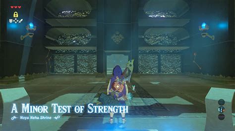 Noya Neha A Minor Test Of Strength Botw Learn The Shrines