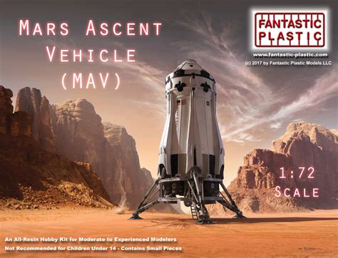 The Martian Mars Ascent Vehicle Mav By Fantastic Plastic