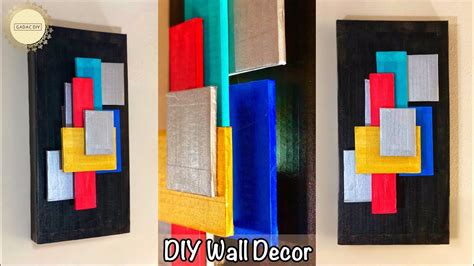 Abstract Wall Decor Wall Hanging Craft Ideas Gadac Diy