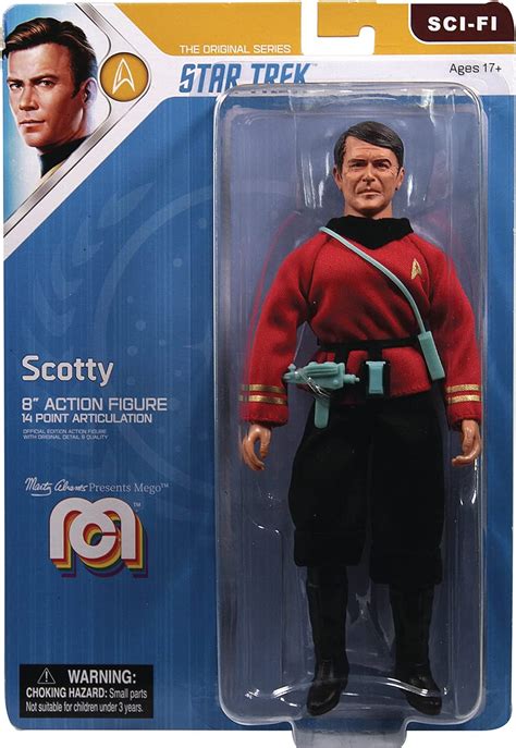 Mego Sci Fi Star Trek The Original Series Scotty 8 Action Figure