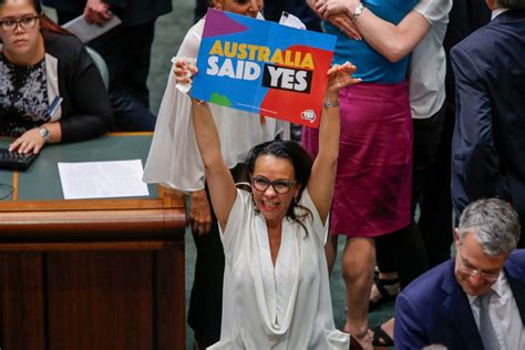 read australian parliament votes yes to same sex marriage first news live