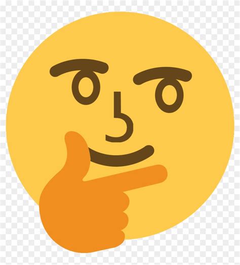 Lenny Thonk Thinking Emoji Lenny Face Hd Png Download 1024x1024