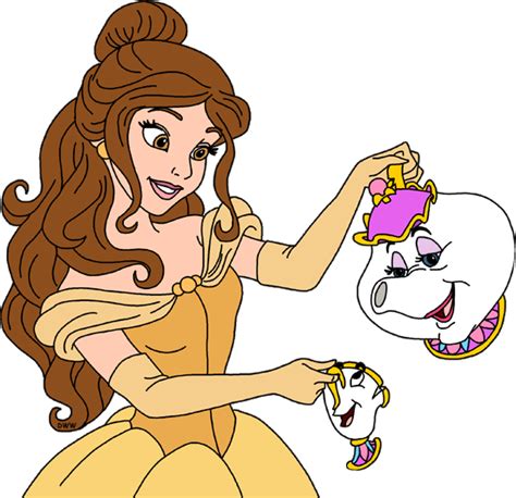 Belle And Mrs Potts And Chip The Teacup For Tea Beauty And The Beast