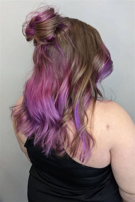 Underdye Hair Is A Colorful Trend Taking Over The Beauty World ★ Purple