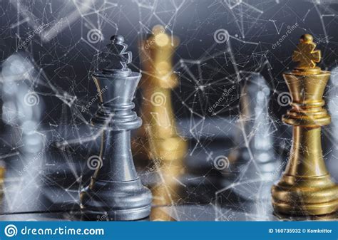 Chess Board Game Concept Of Business Ideas And Competition Stock Photo