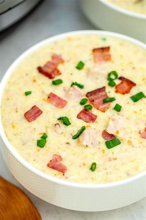 Instant Pot Ham And Potato Soup Sweet And Savory Meals