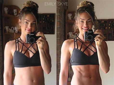 Trainer Emily Skyes Striking Transformation Pics Make A Point About