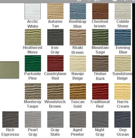 Hardie Board Color Chart Exterior House Siding Exterior Siding