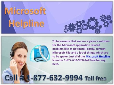 Microsoft Helpline 1 877 632 9994 Toll Free Number