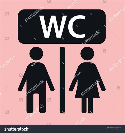 icon wc toilet symbols male female stock vector royalty free 1979670344 shutterstock