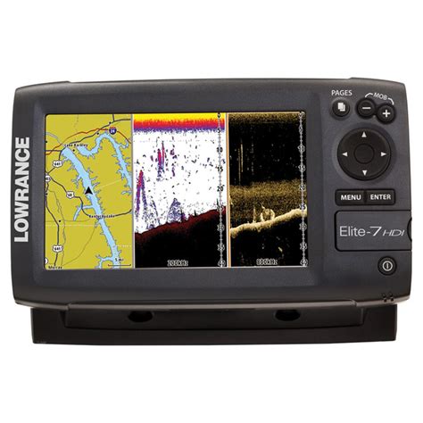 This way, your fishing trips will become even more productive and satisfying. Lowrance® Elite-7 HDI Combo Fishfinder & GPS Chartplotter ...