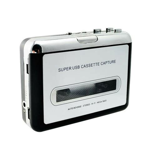 Tureclos Mini Usb Cassette Tape To Mp3 Cd Converter Capture Audio Music