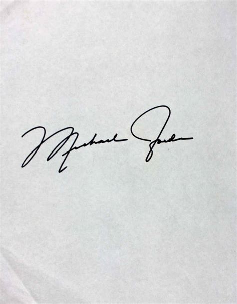 Lot Detail Michael Jordan Signed 8 X 11 Sheet With Rare Every