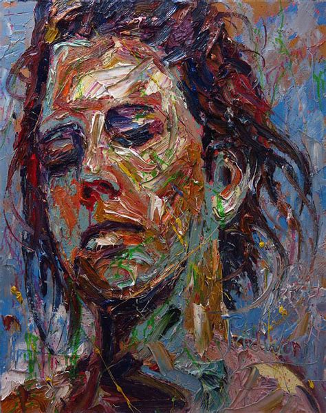 Expressionism Abstract Face Art Abstract Portrait Painting Original