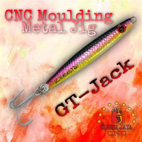 Cetakan Metal Jig GT JACK Terbuat Dari Alumunium 30 60gram Lazada