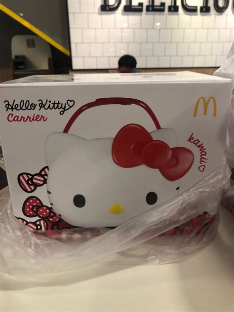 Hello kitty carrier from mcdonalds malaysia! Hello Kitty mcdonalds carrier, Toys & Games, Bricks ...