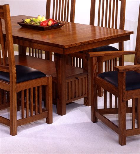 Usa Made Mission Style Oak Dining Room Set