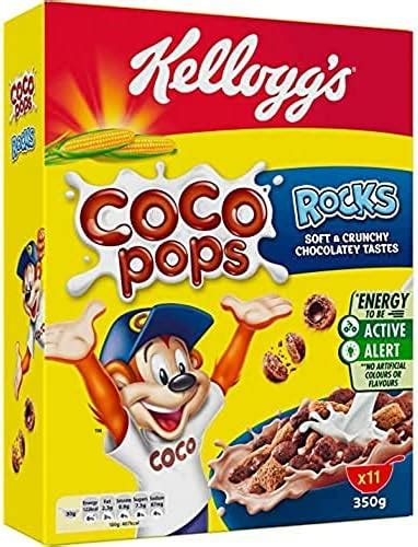 Kelloggs Coco Pops Cocorocks 350g Breakfast Cereals