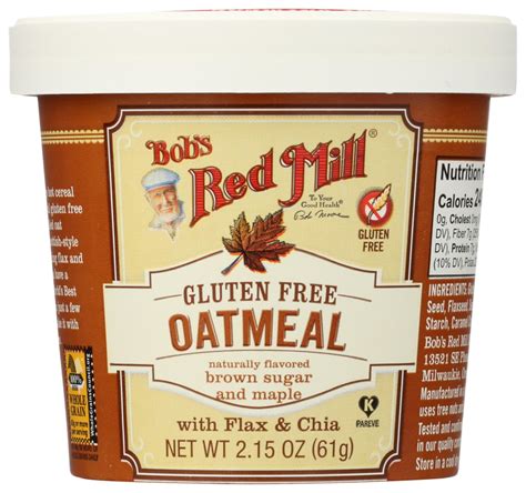 Bobs Red Mill Maple Brown Sugar Oatmeal Cup 215 Oz Walmart