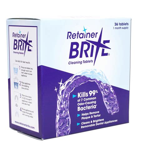 Retainer Brite ~ 36 Tablets Dental Aesthetics
