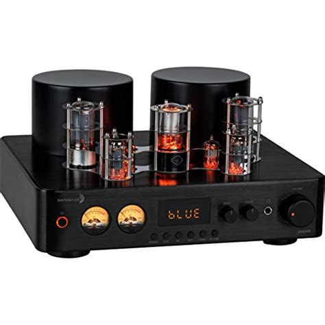 Dayton Audio HTA BT Hybrid Stereo Tube Amplifier With Bluetooth USB Aux In Sub Out W Tube