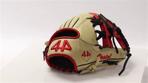 44 Pro Custom Baseball Glove Signature Series Blonde Black Red Inlay I Web Youtube